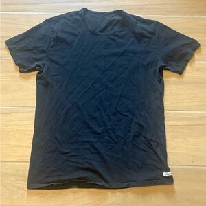 Calvin Klein Men's Black Cotton Stretch Crew Neck T-Shirt